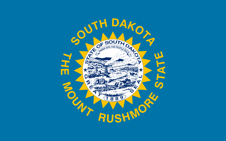 Current South Dakota state flag