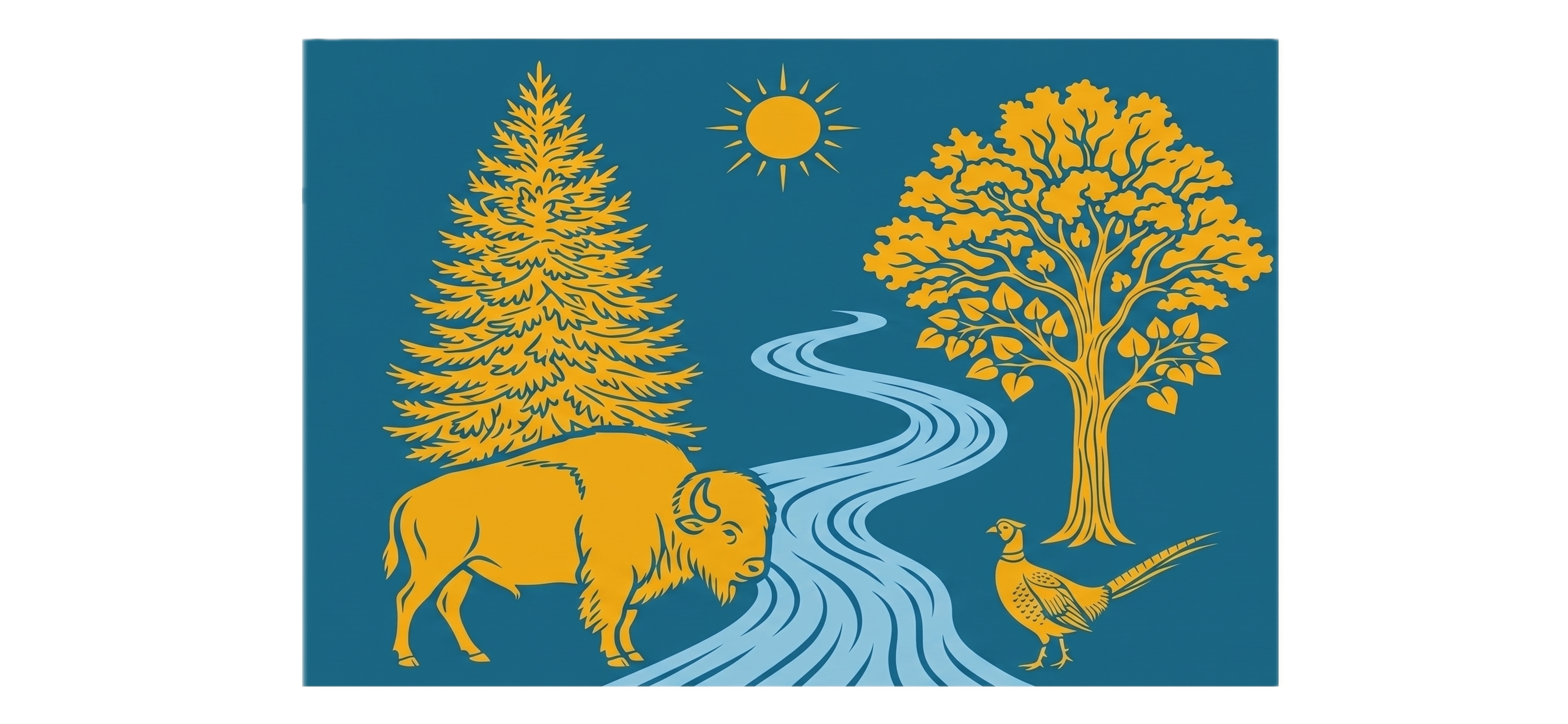 South Dakota flag concept option