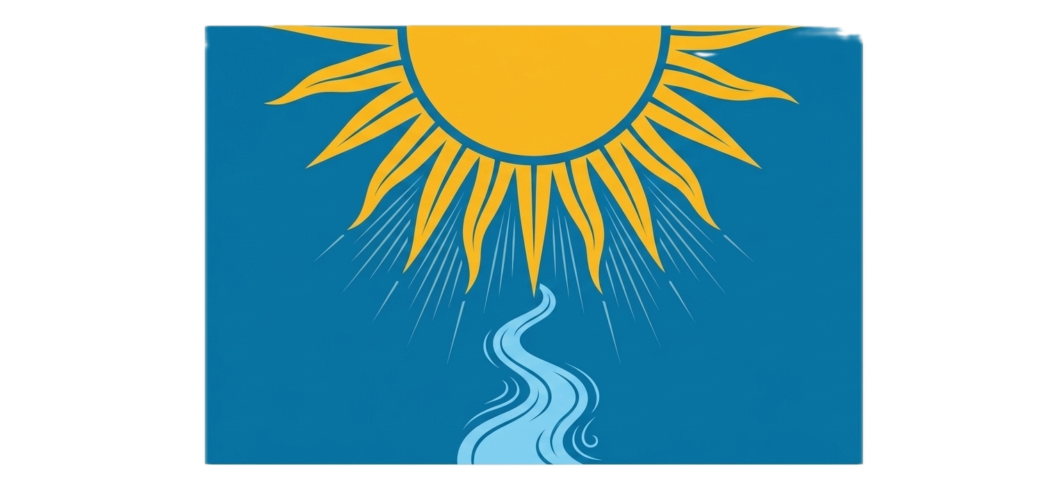 Solar Horizon South Dakota flag concept