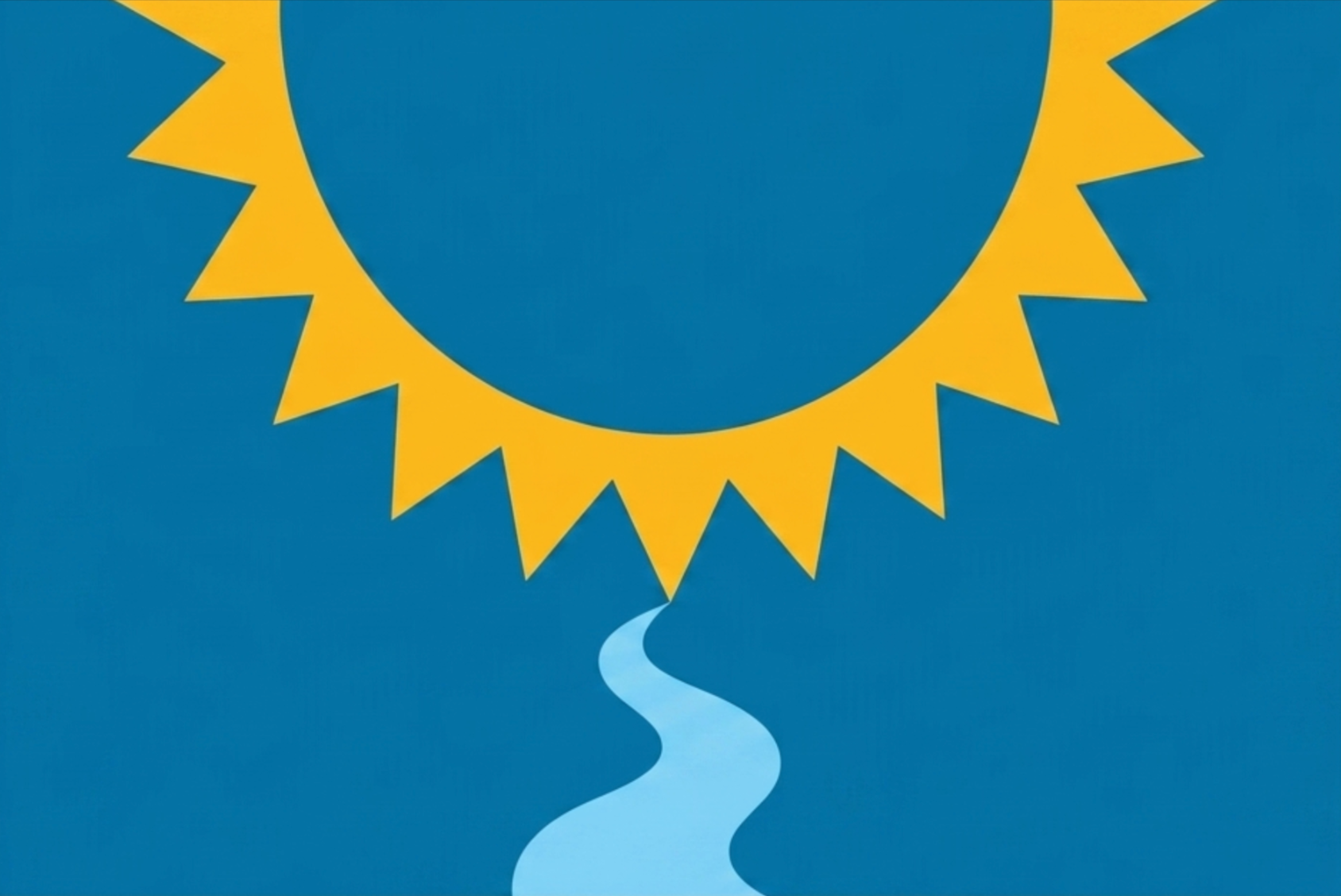 Solar Horizon South Dakota flag concept